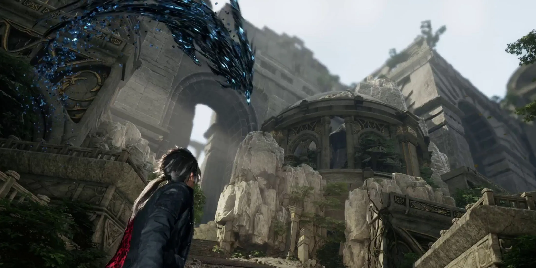 Cảnh quay gameplay Lost Soul Aside thể hiện cơ chế chiến đấu và môi trường game đầy thử thách