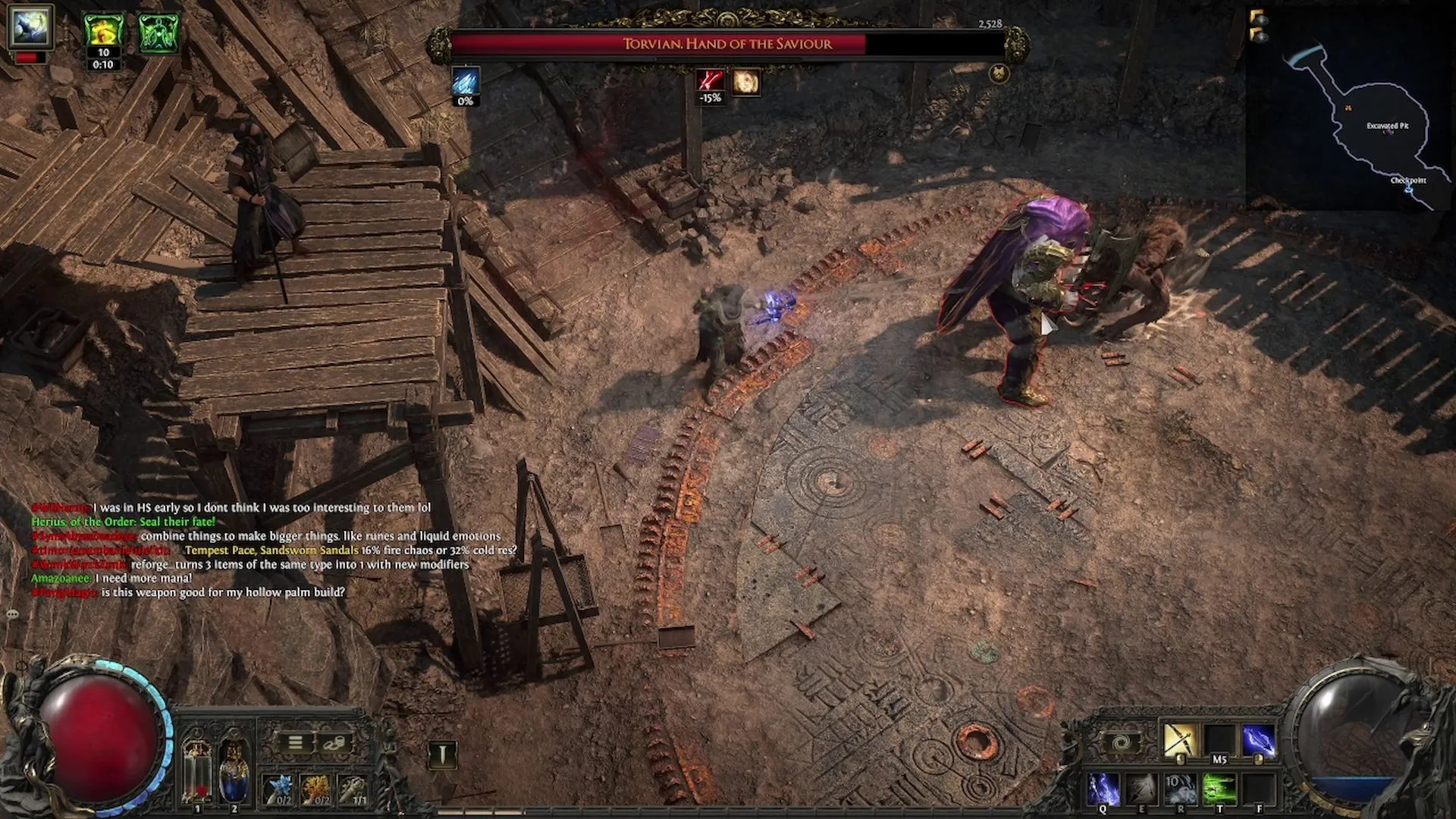 Chiến thuật boss Torvian trong Path of Exile 2