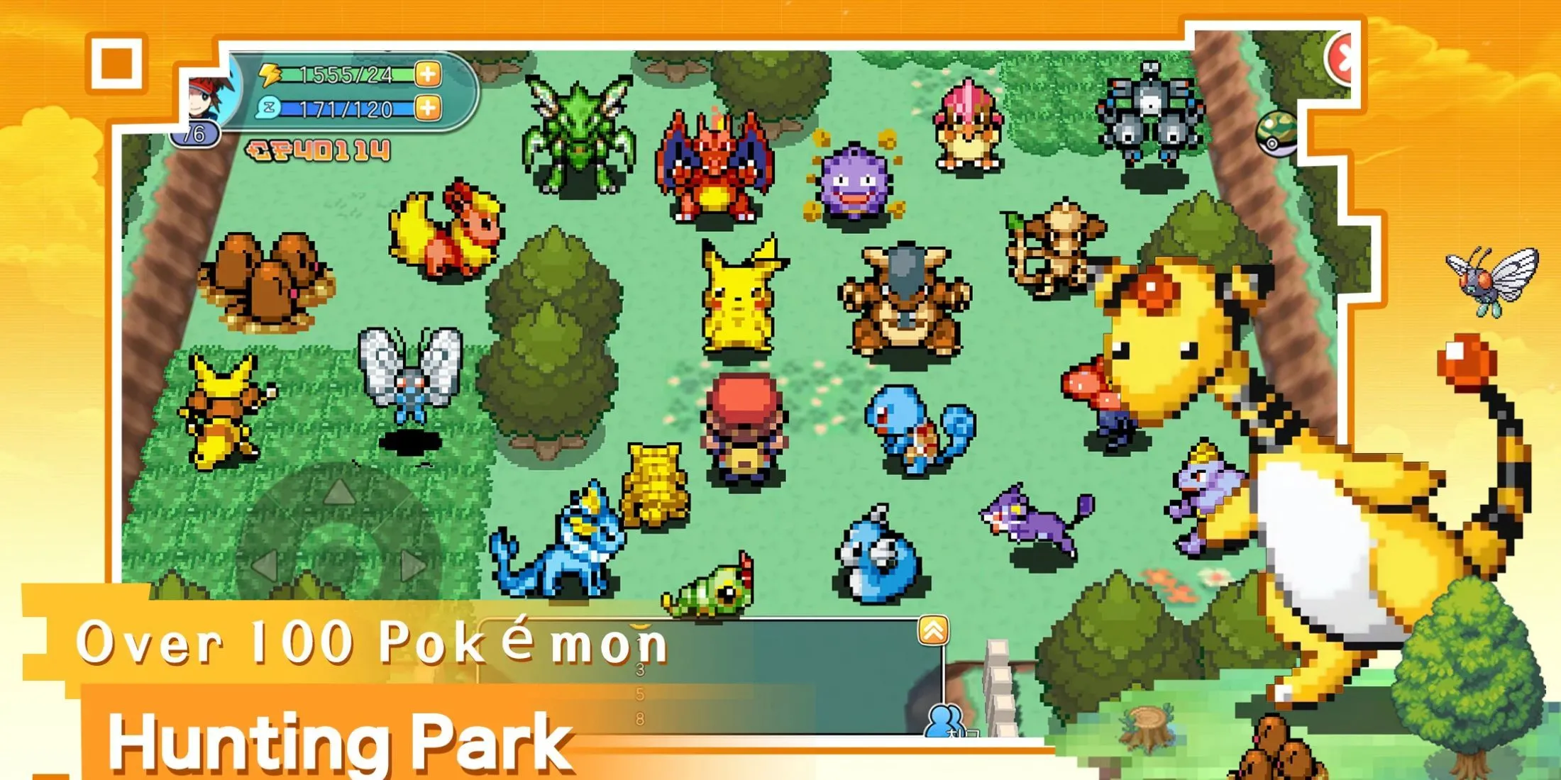Đội hình Pokémon đa dạng trong Pocket Pixel