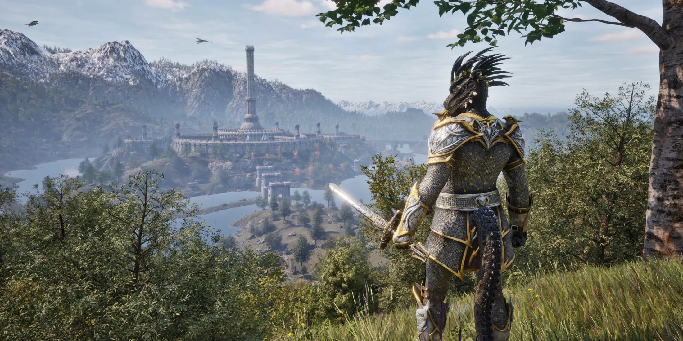 Game thủ ngắm nhìn chân trời Cyrodiil trong phiên bản The Elder Scrolls IV: Oblivion Remastered với đồ họa cải tiến