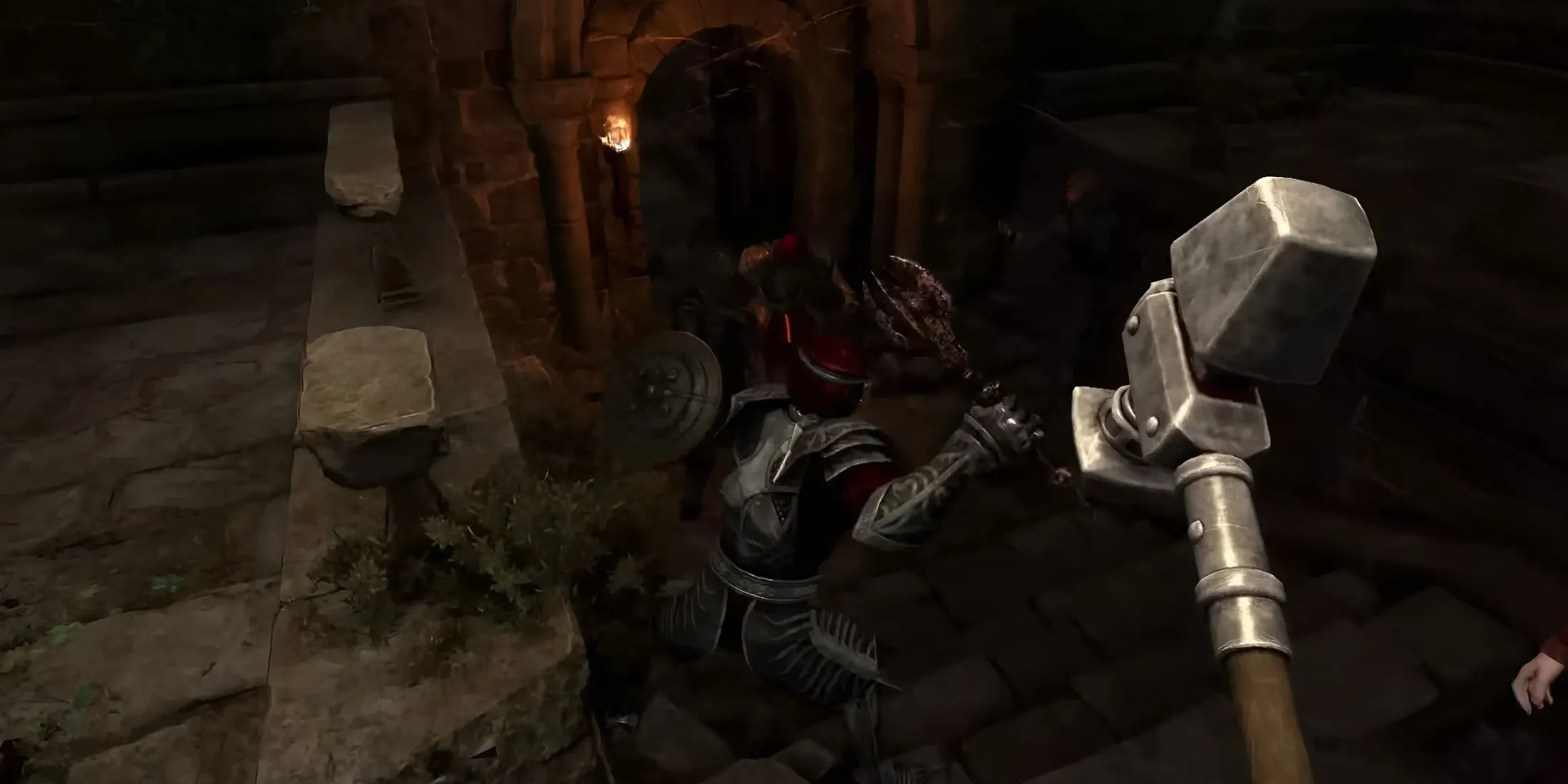 Góc nhìn rộng trong Skyblivion, tái hiện cảnh quan Cyrodiil với chất lượng đồ họa vượt trội nhờ Creation Engine