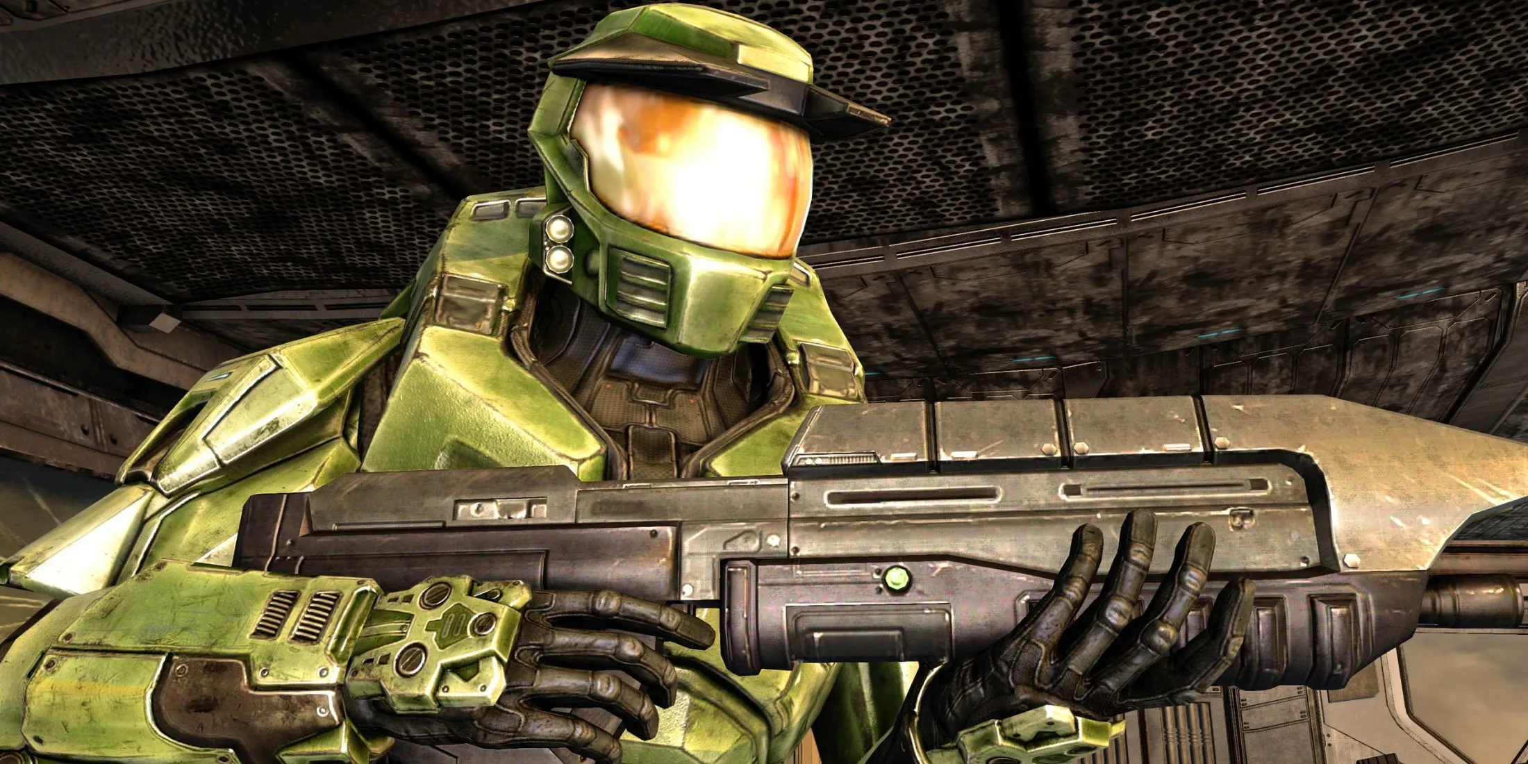 Hình ảnh Master Chief, biểu tượng của series Halo, đại diện cho tầm vóc và lịch sử của tựa game bắn súng huyền thoại.