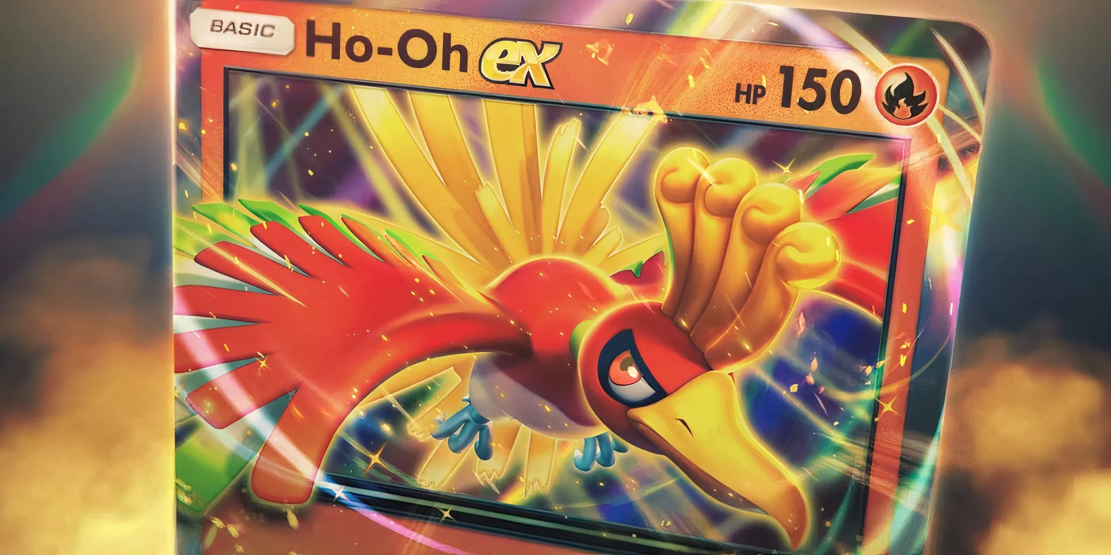 Ho-Oh EX trong Pokemon TCG Pocket, đại diện cho bản cập nhật Wisdom of Sea and Sky