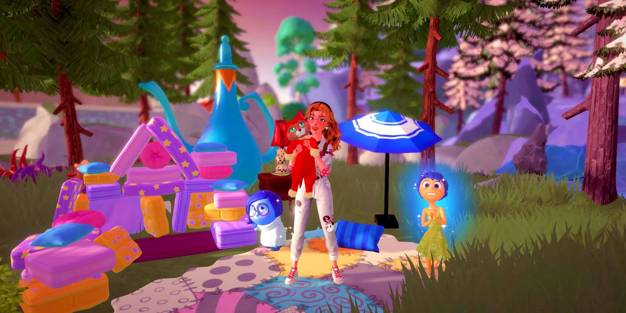 Một phân cảnh nhiệm vụ trong bản cập nhật Emotional Rescue của Disney Dreamlight Valley