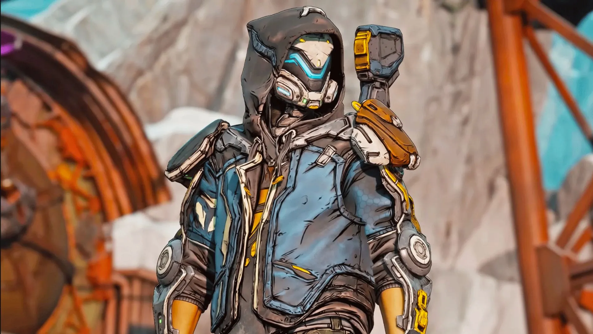 Rafa, một trong bốn Vault Hunter chính của Borderlands 4, mang phong cách chiến đấu linh hoạt