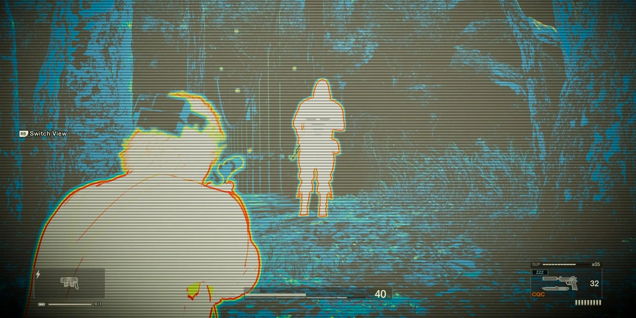 Thermal Goggles trong Metal Gear Solid Delta Snake Eater giúp phát hiện mục tiêu qua dấu hiệu nhiệt