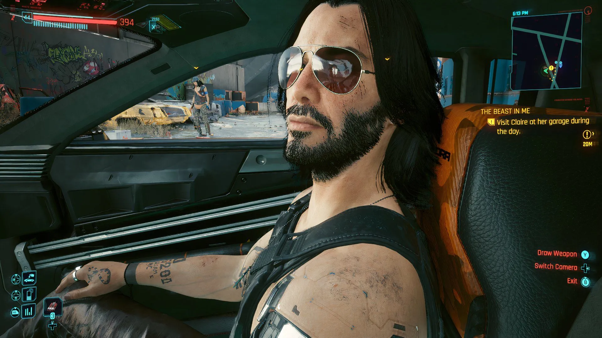Vết sẹo của Night City, bối cảnh chính trong game Cyberpunk 2077.